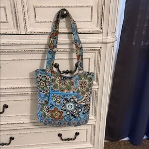 Vera Bradley Blue Floral Tote Bag